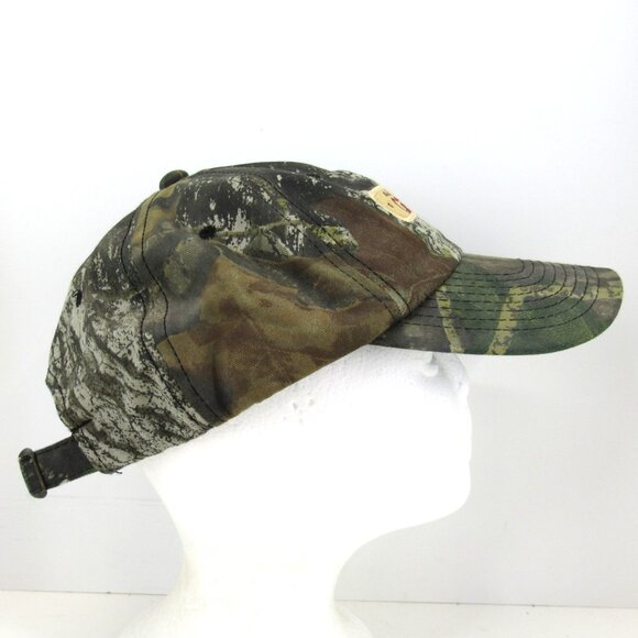 Authentic Grandpa Embroidered Patch Logo Men's Camo Adj Strap Back Cap Hat - Picture 4 of 8